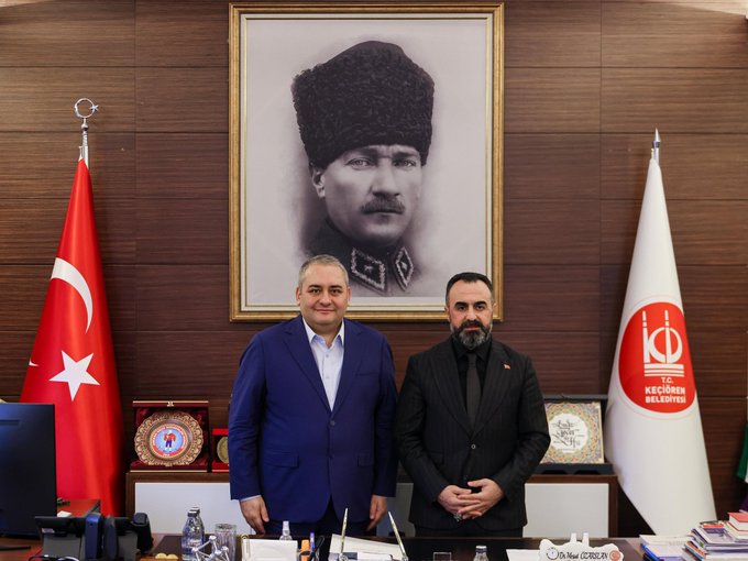 Genel Başkanımız Gazi  Lokman Aylar, Keçiören Belediye Başkanı Sayın Mesut Özarslan'a nezaket ziyaretinde bulundu.