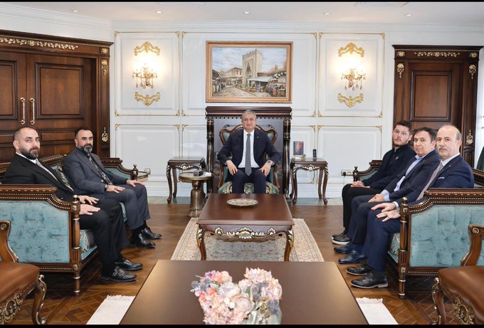 Adana Valisi Sayın Mustafa Yavuz'a hayırlı olsun ziyaretinde bulunduk.