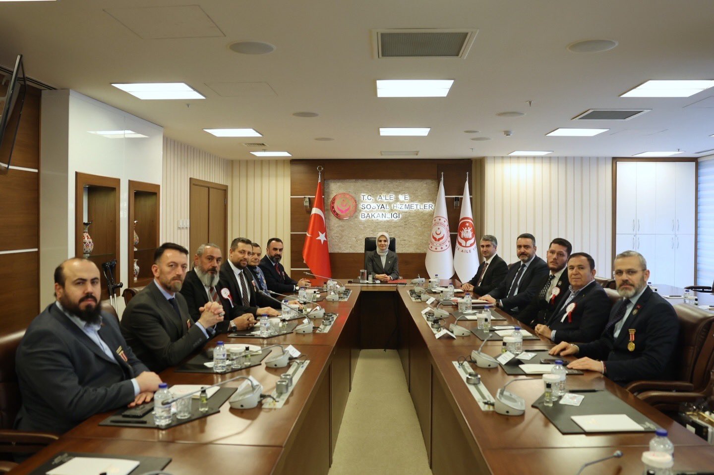 Aile ve Sosyal Hizmetler Bakanımız Sayın Mahinur Özdemir Göktaş hanımefendiyi ziyaret ettik.