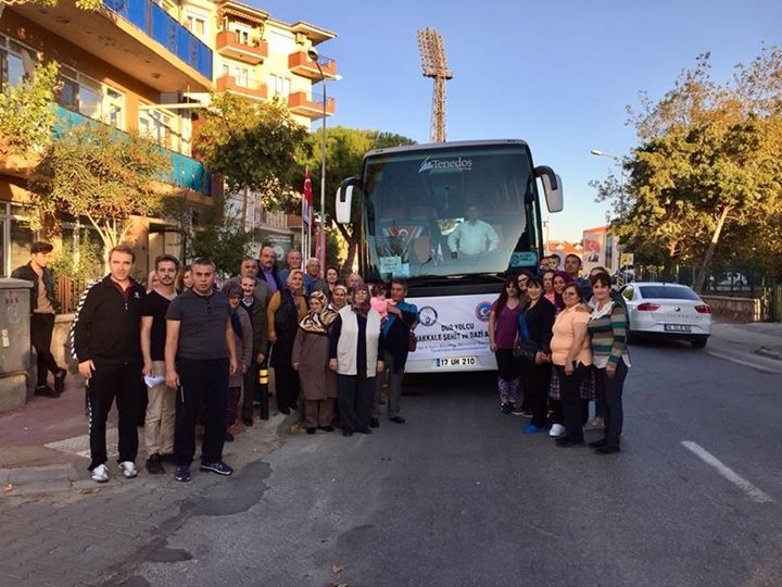 Çanakkale Gazi ve Şehit Ailelerimizle birlikte Büyük Anadolu gezimiz Başladı, ilk durağımız Sivas, Gazi ve Şehit Ailelerimiz için ne yapsak azdır.