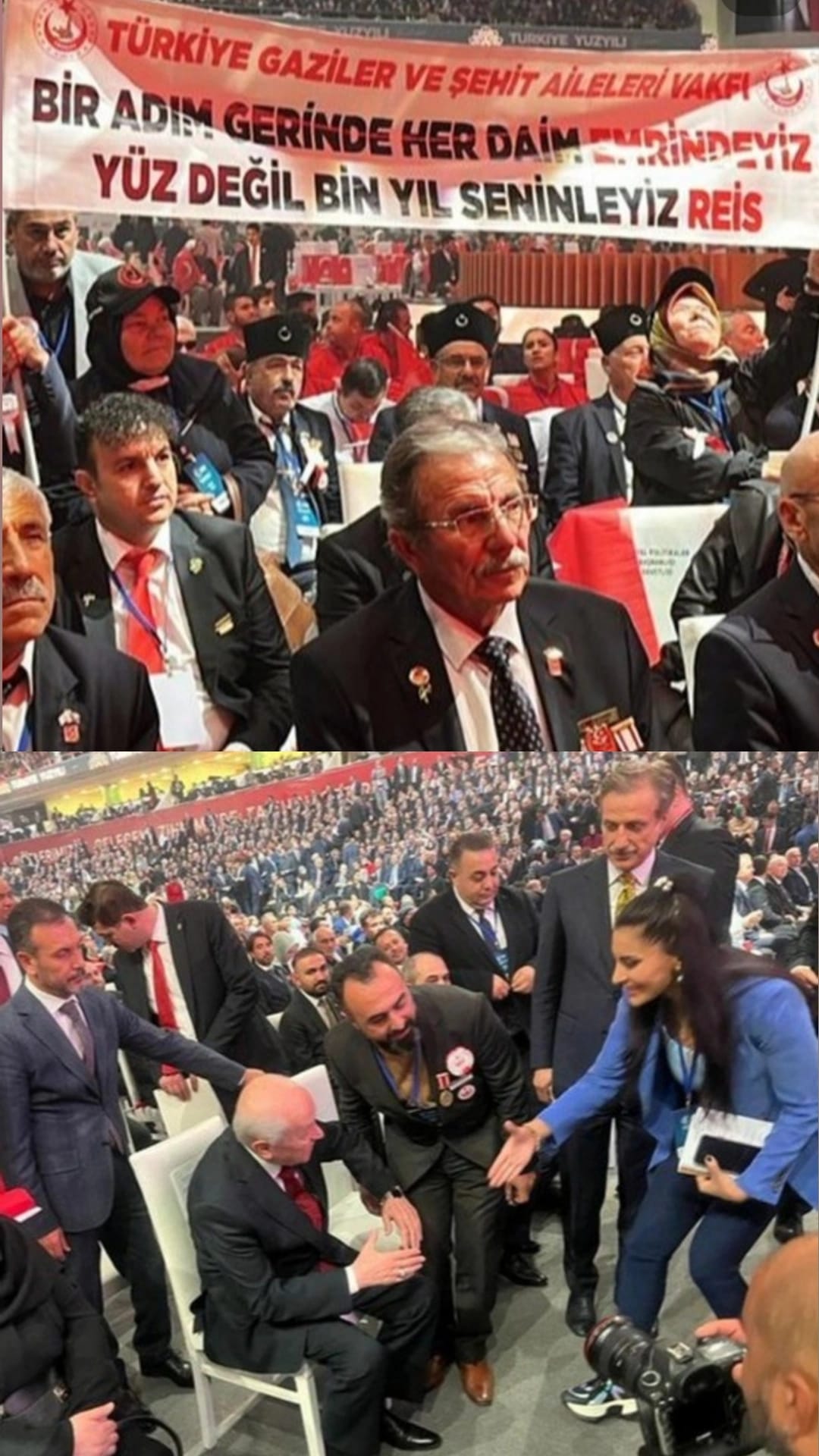 Genel Başkanımız Gazi Lokman AYLAR, kahraman gazilerimizle birlikte Cumhurbaşkanımız Sayın Recep Tayyip ERDOĞAN önderliğinde Türkiye Yüzyılı Tanıtım Programına katılım sağladılar.Programda Sayın Devlet BAHÇELİ ilede bir araya geldiler.