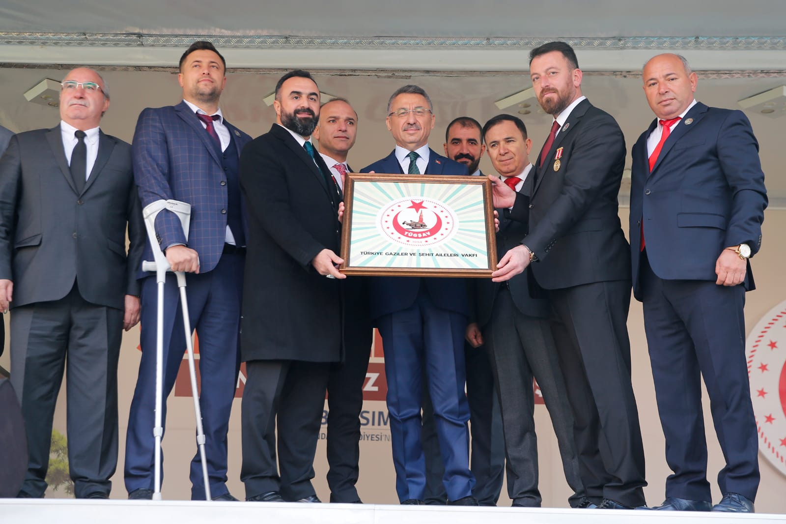 Cumhurbaşkanı Yardımcımız Sayın Fuat Oktay Genel Merkezimizin Açılışından bir kare. 