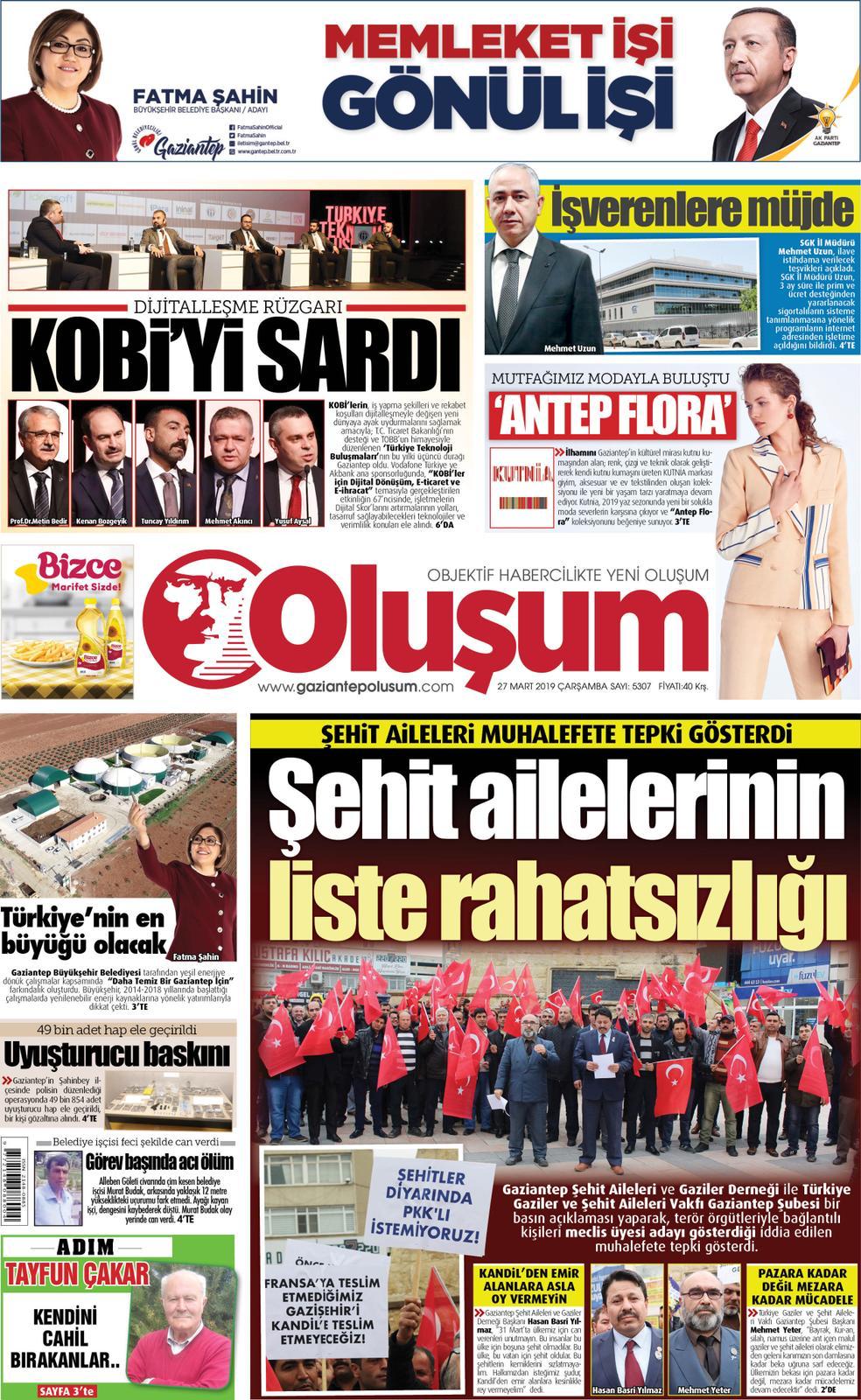 Vakfimizin Gaziantep Subesinden, PKK Ile Irtibatli Kisilerin Adayligina Tepki