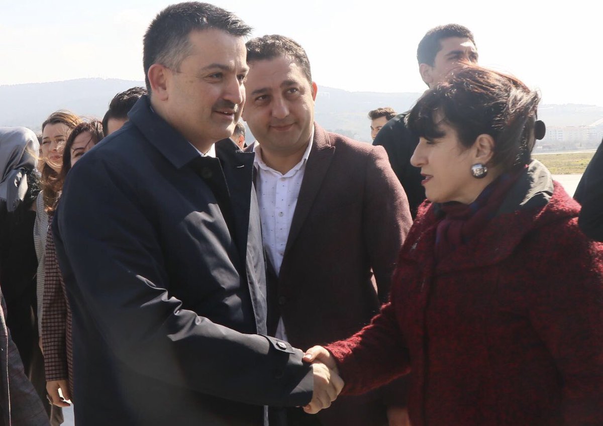 Tarim ve Orman Bakani Pakdemirli Çanakkale Subemiz Tarafindan Karsilandi