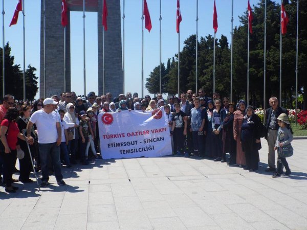  SEHIT YAKINI VE GAZILERIMIZIN ÇANAKKALE SEHITLIGIMIZE ZIYARETI