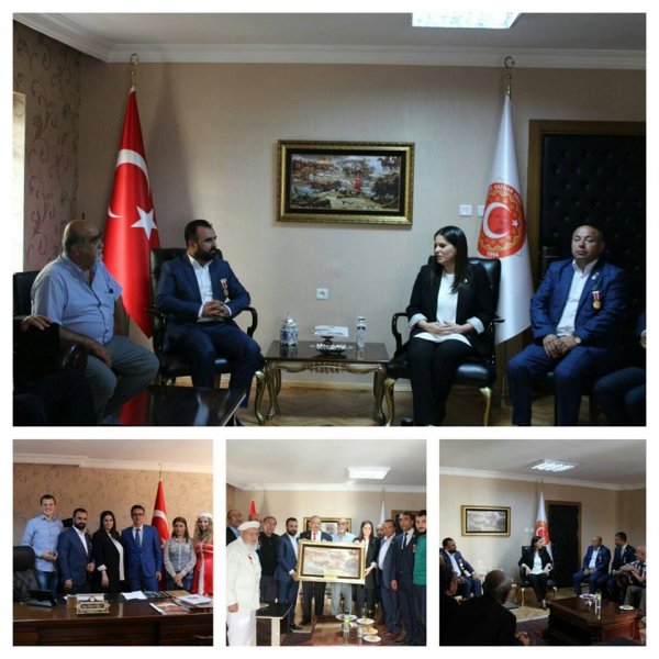 AK PARTI ANKARA MILLETVEKILI SN: JÜLIDE SARIEROGLU'NDAN VAKFIMIZI ZIYARET