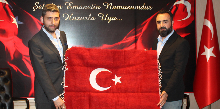 Ülkü Ocaklari Egitim ve Kültür Vakfi Gnl. Bsk. Yrd. Sinan Küçükler ziyaret etti
