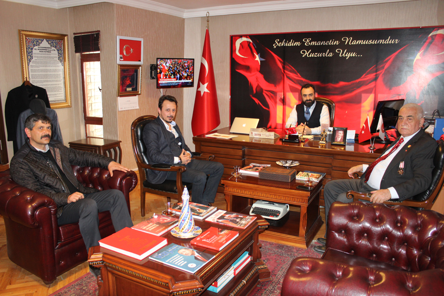 MHP Meclis Üyesi Kibris Gazisi Abdullah Yüksel'den Vakfimiza Ziyaret