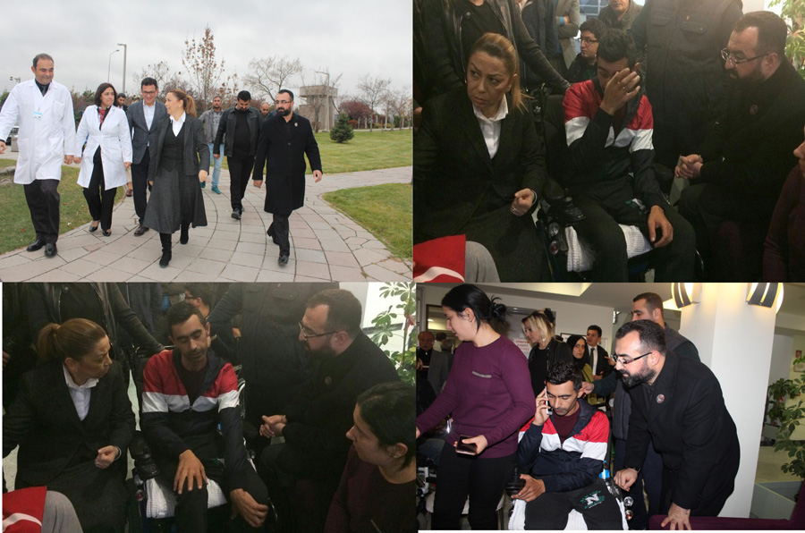 Saldiriya Ugrayan Gazilerimize Ziyaret 