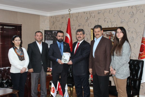  (MEYAD) Baskani ismail AKGÜN'den Vakfimizi ziyaret