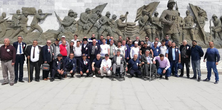 Gazi ve sehit ailelerine Çanakkale gezisi
