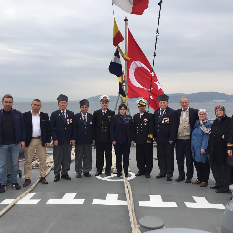 TCG BARTIN F-504 gemimizin Çanakkale Liman Ziyaretleri 