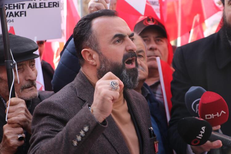 SEHIT VE GAZI YAKINLARINDAN ISVEÇ'E TEPKI