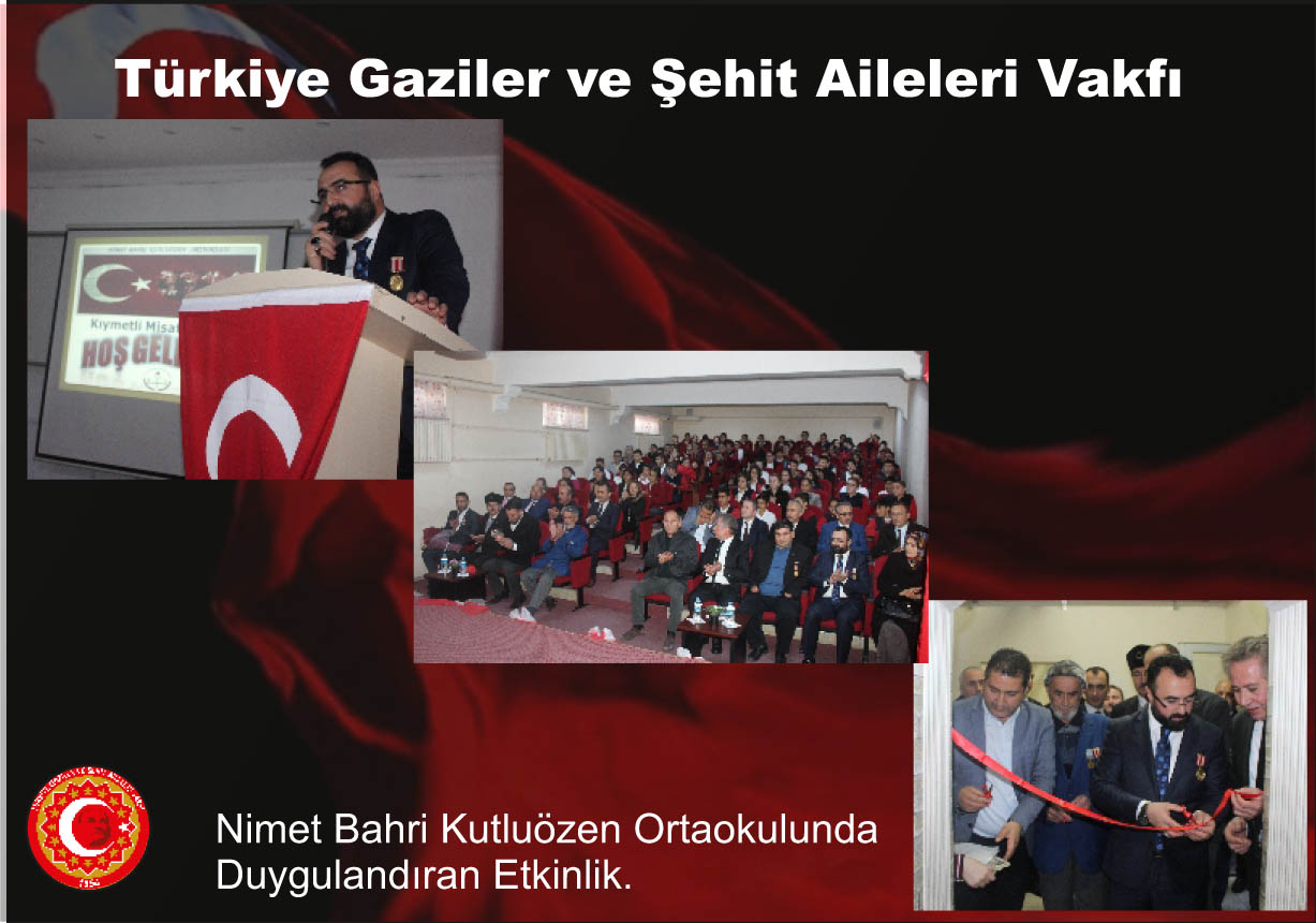 Nimet Bahri Kutluözen Ortaokulunda Duygulandiran Etkinlik.