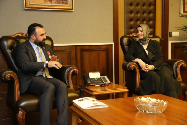 T.C Aile ve Sosyal Politikalar Bakanimiz Sn Dr Betül Sayan Kaya'yi ziyaret 
