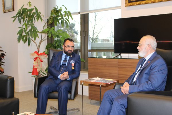 Sayin Cumhurbaskanimizin, Bas Danismani Sayin Adnan TANRIVERDI'yi ziyaret