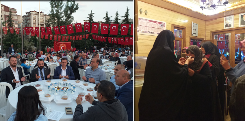 Keçiören'de 15 Temmuz gazi ve sehit aileleriyle iftar 