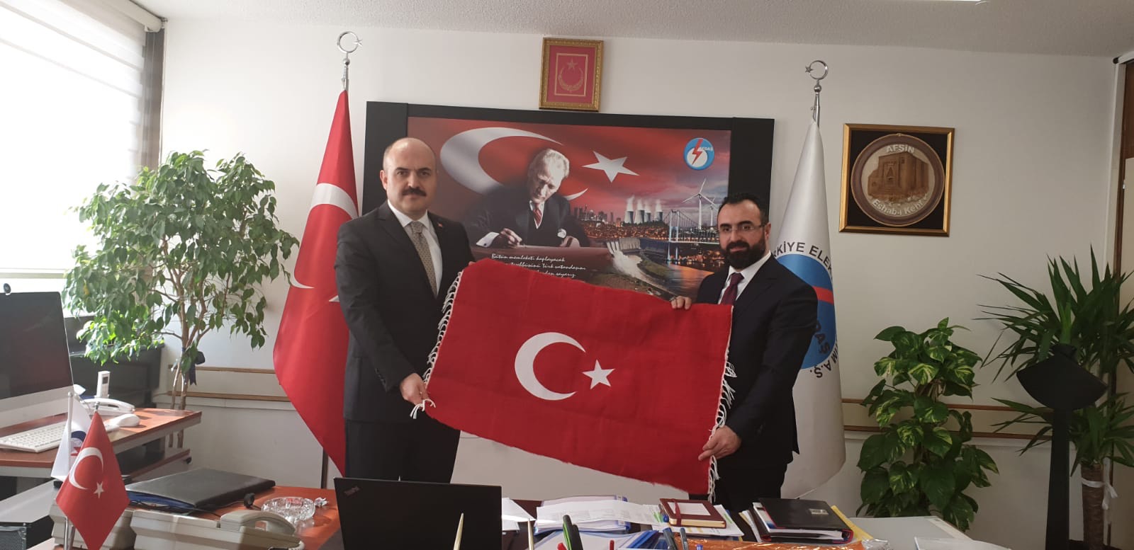 TEDAS Genel Müdürlügü Insan Kaynaklari ve Destek  Hizmetleri Daire Baskani Gökalp Gedikbasi Ziyaret Ettik