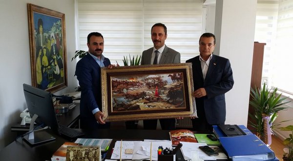 KÜTÜPHANELER VE YAYINLAR GEN. MUR. YAR. ALI ODABASI'NI ZIYARET