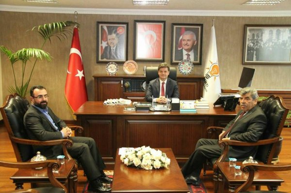 Genel Baskanimiz Gazi Lokman AYLAR Ak Parti Ankara Il Baskani Sn Nedim Yamali'yi ziyaret etti.