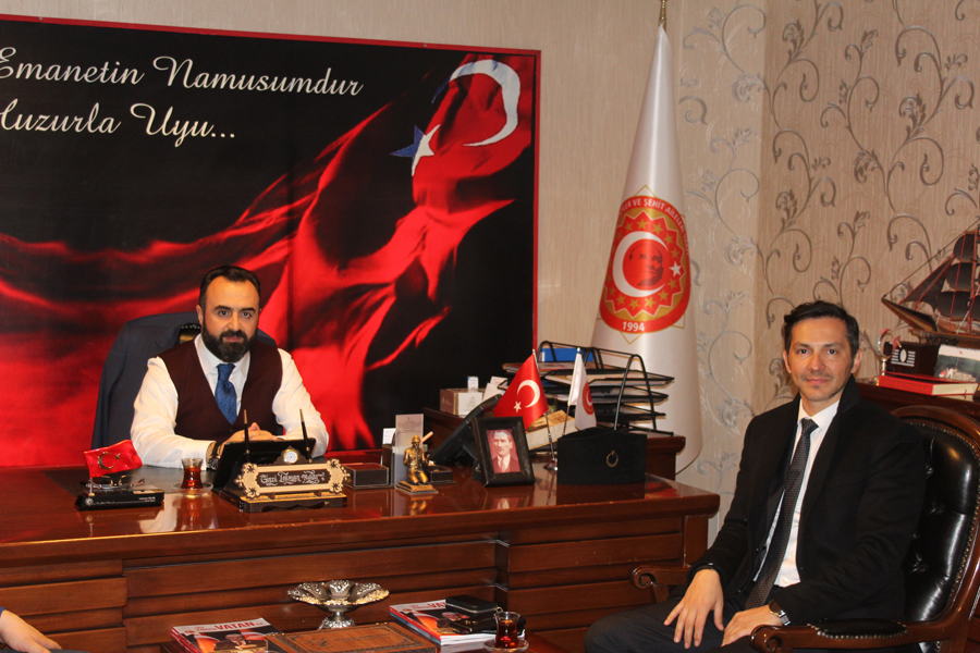 Istanbul Subemizin Baskani (Gazi) Ferhat KOÇAK'i Vakfimizda Agirladik