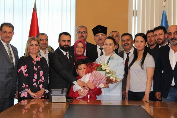 Ak parti Genl Bask yard ve Malatya milletvekil sayin Öznur Çalik'i ziyaret