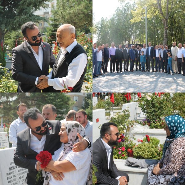 VAKIF OLARAK BAYRAM DA SEHITLERIMIZI ZIYARET ETTIK
