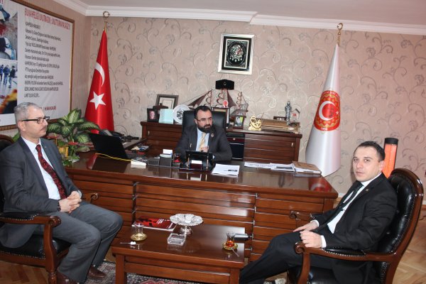 BAYIR BUCAK TÜRKLERI DERNEK BASKANI MEHMET FETTAH ÇIFTÇI'DEN ZIYARET