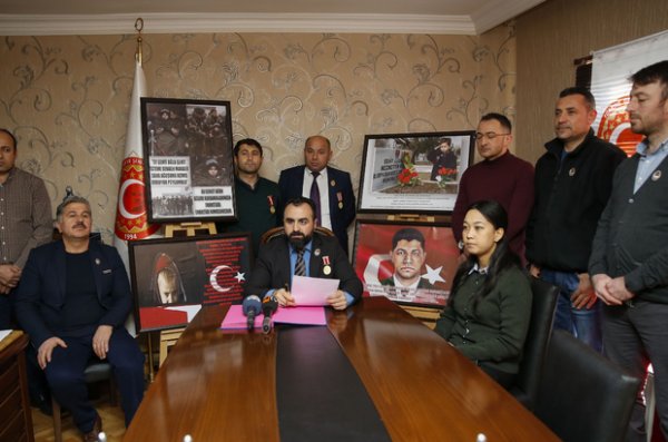 Gaziler ve sehit ailelerinden anayasa degisikligine destek