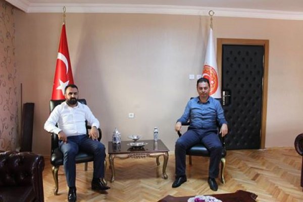 Dünya Yaslilik Dernegi Baskani Umut Çinar Gaziler Haftasi nedeniyle Genel Baskanimizi ziyaret etti.
