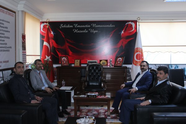 BÜYÜKSEHIR GENÇLIK VE SPOR DAIRE BASKANI SN: AYHAN KAVLAK'IN VAKFIMIZI ZIYARETI