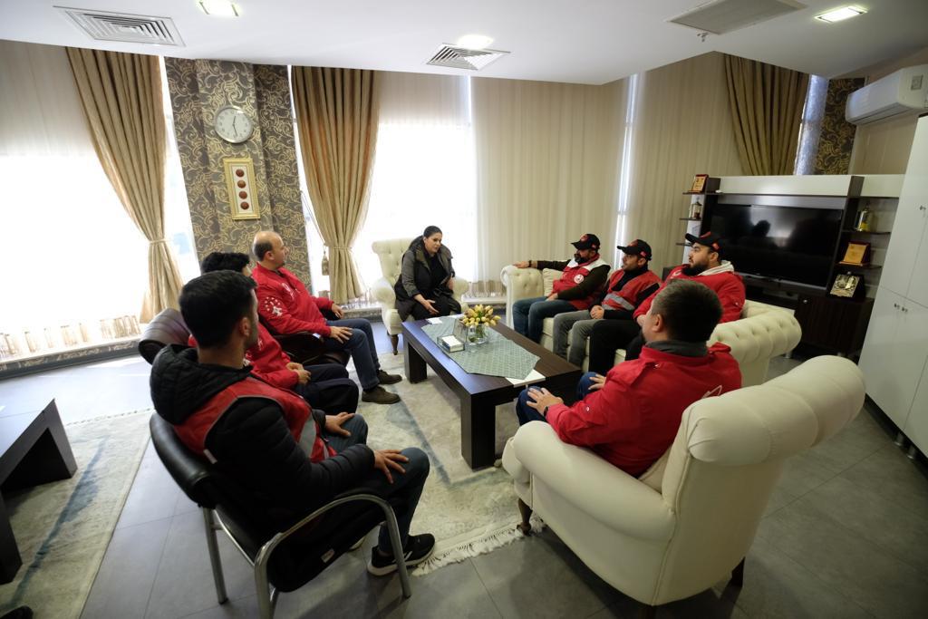 AK PARTI GENEL BASKAN YARDIMCISI VE ADANA MILLETVEKILI SAYIN JÜLIDE SARIEROGLU'NA GEÇMIS OLSUN VE TAZIYE ZIYARETINDE BULUNDUK.