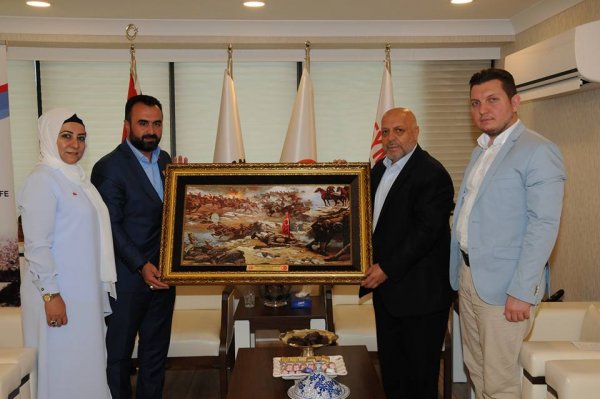 Genel Baskanimiz HAK-IS Baskanina Ziyaret