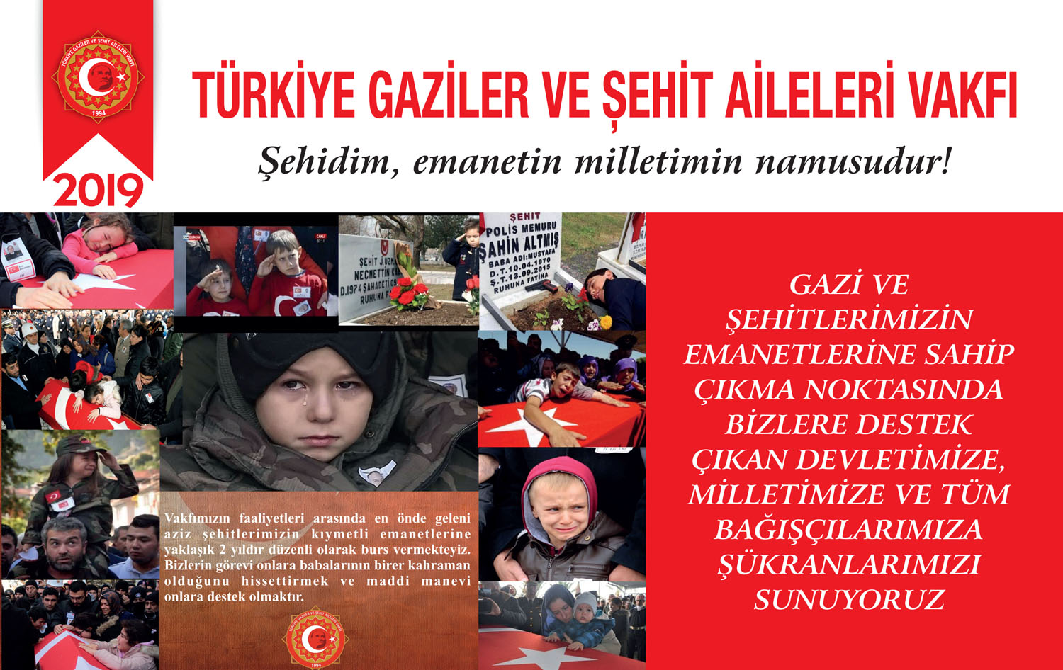 2019 TAKVIMIMIZ ÇIKMISTIR