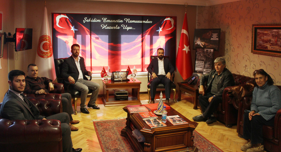 Sehit kardesinden vakfimiza ziyaret