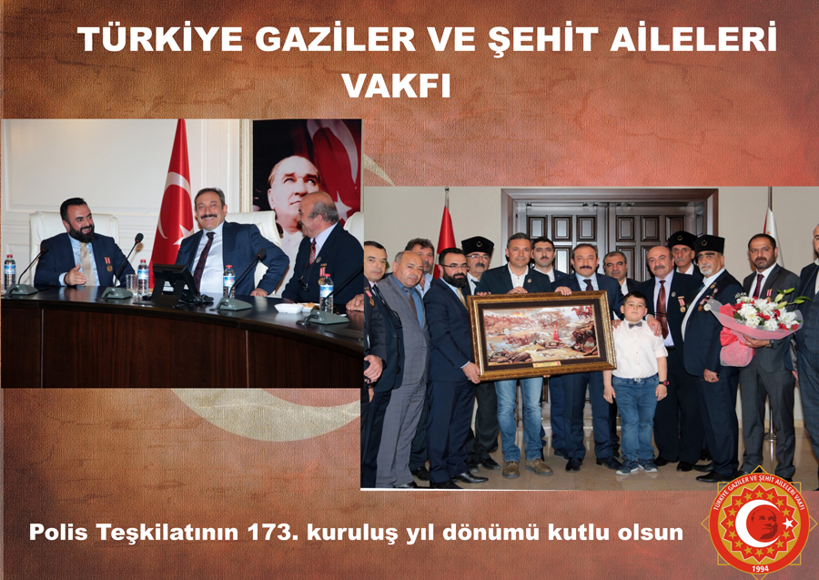 Polis Teskilatinin 173.'ncü Kurulus Yil Dönümü Kutlu Olsun