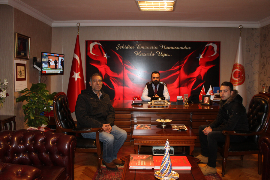 Gaziantep'ten Gelen Gazimiz ve Oglu Vakfimizi Ziyaret Etti