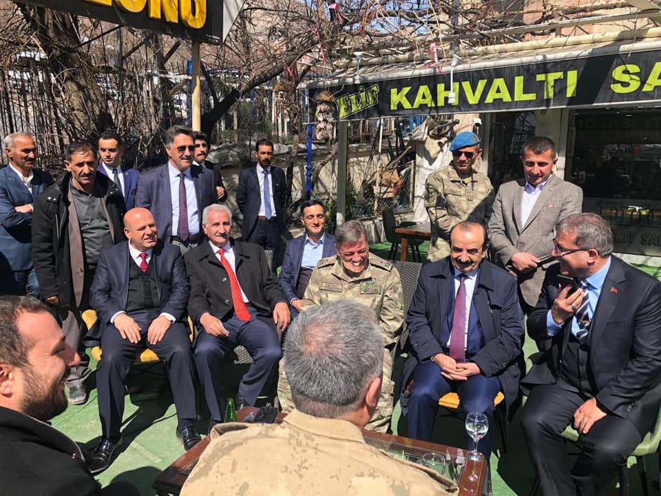 Hakkari Subemizin Baskani, Emniyet Genel Müdürü Celal Uzunkaya Ile Söyleside Bulundu