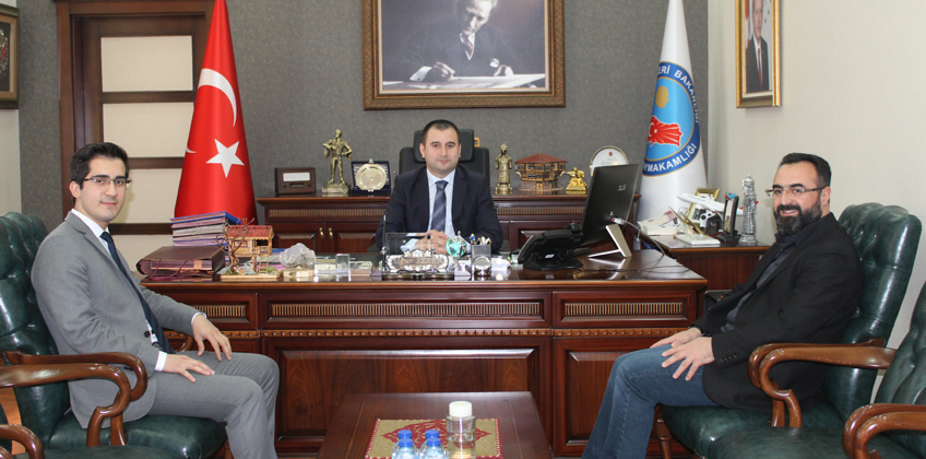 Çubuk Kaymakami Ugur Sezer'e ziyaret 