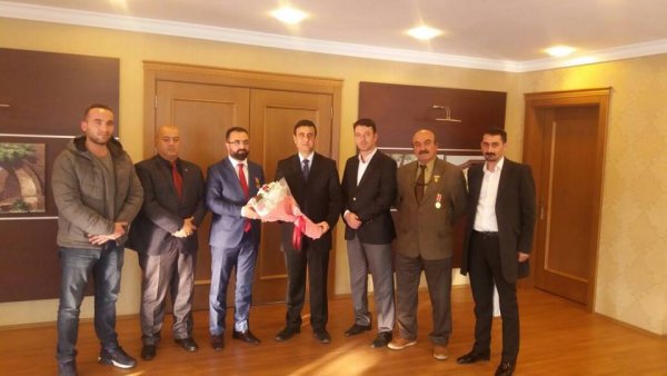 KEÇIÖREN KAYMAKAMI SAYIN; UGUR BULUT'U MAKAMINDA ZIYARET
