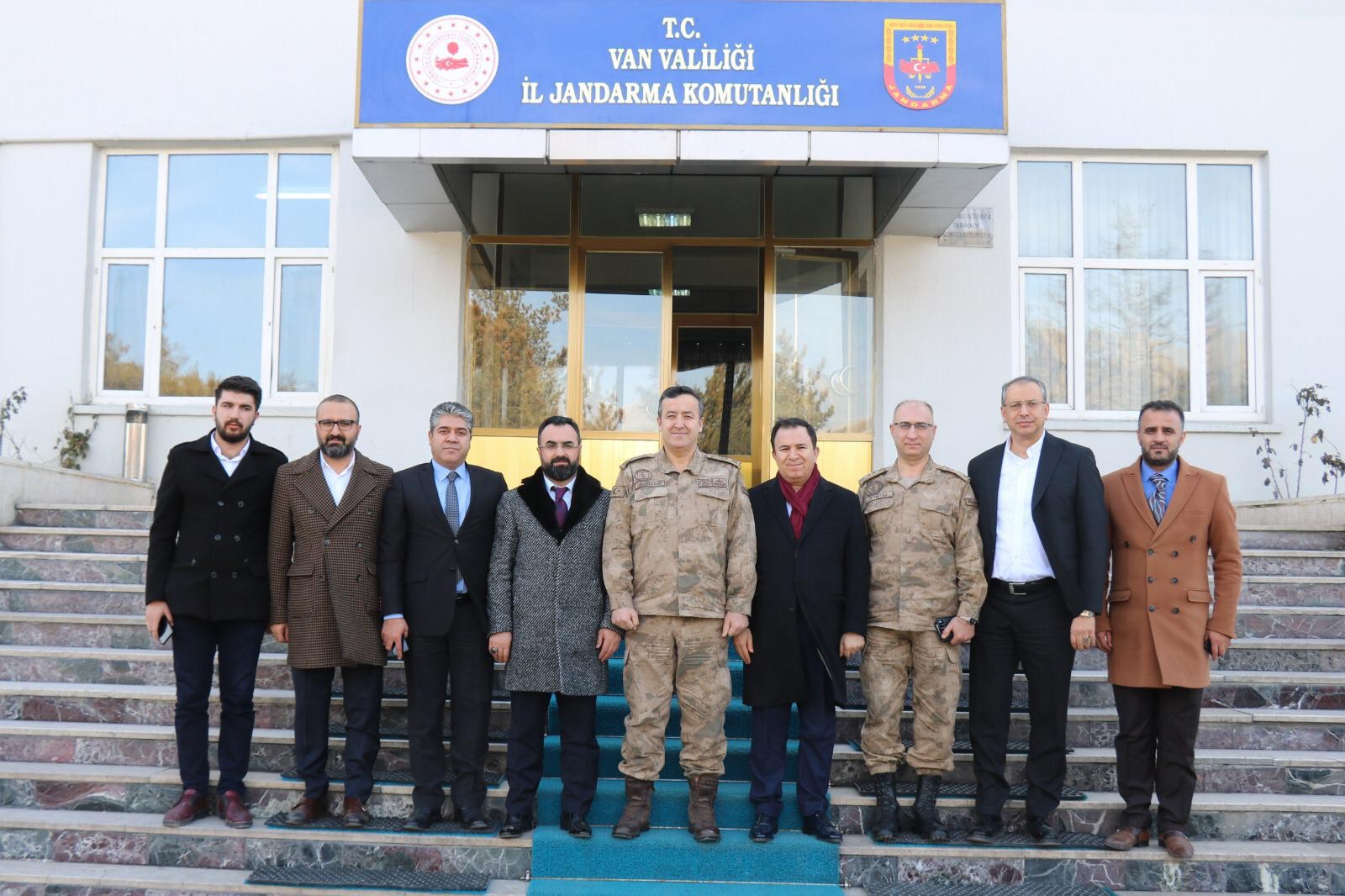 Van Jandarma Komutanimiz Tuggeneral Yavuz Özfidan'a Iade-i Ziyarette Bulunduk