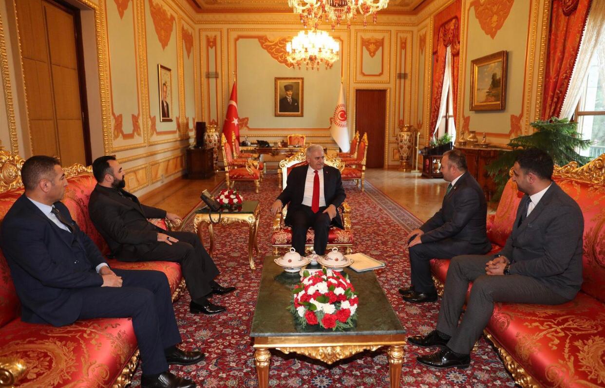 TBMM Baskani Sayin Binali YILDIRIM’i Makaminda Ziyaret Ettik