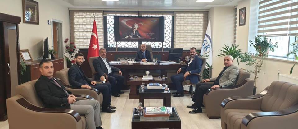 Siirt Subemiz Siirt SGK Il Müdürü Abdulcelil ILBAS’i Ziyaret Etti