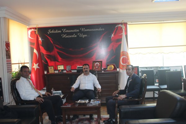 (GAZI)SAHIN ARIÖZSOY'UN VAKFIMIZI ZIYARETI