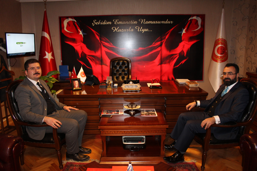 Eskisehir Alpu Kaymakami Ömer Özbay Vakfimizi Ziyaret Etti
