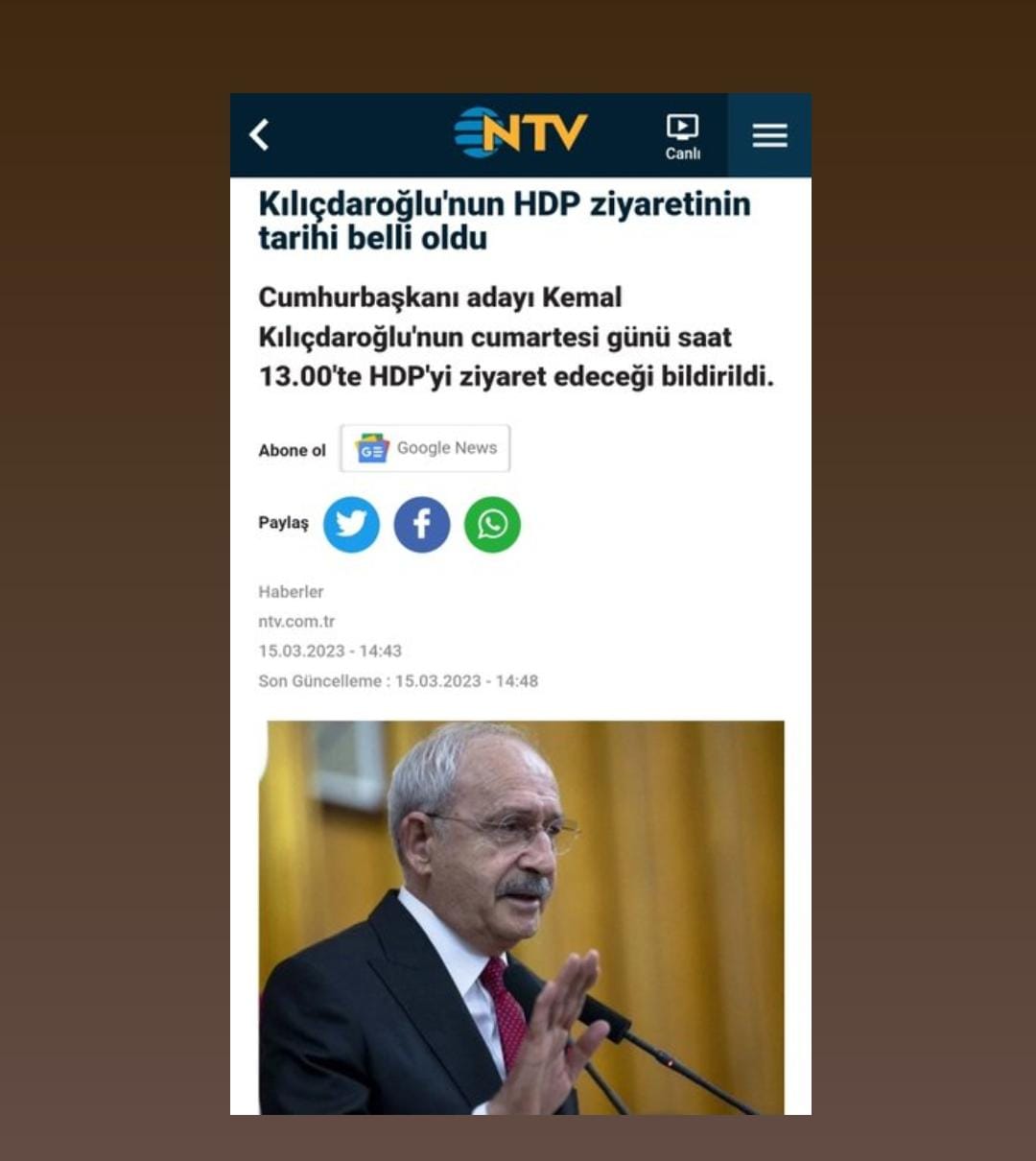 SAYIN KEMAL KILIÇDAROGLU; 18 MART ÇANAKKALE ZAFERI VE SEHITLERI ANMA GÜNÜNDE GENEL MERKEZINDE TERÖRISTLERI BARINDIRAN HDP GENEL MERKEZINI ZIYARET ETMEKLE VERMEK ISTEDIGINIZ MESAJ NEDIR?