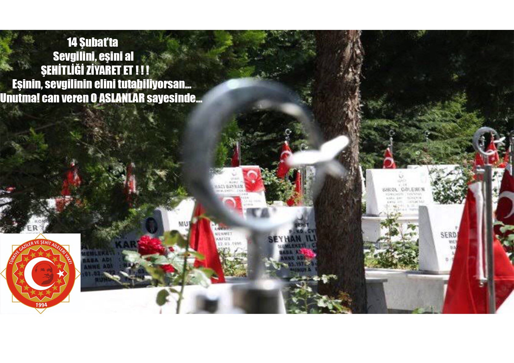 14 Subat'ta Sehitligi Ziyaret Et ! 