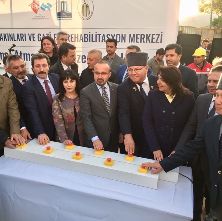 Sehit ve Gazi Rehabilitasyon Merkezimizin Temel Atma Töreni