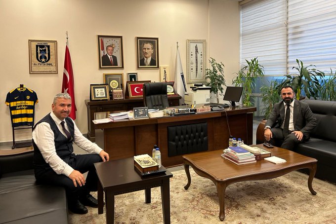 ANKARA BÜYÜKSEHIR BELEDIYESI AK PARTI GRUP BASKAN VEKILI FATIH ÜNAL'I ZIYARET ETTIK.