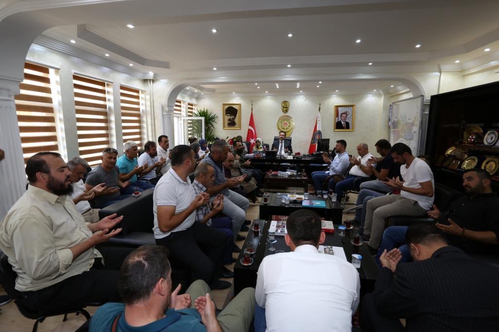 MARDIN IL EMNIYET MÜDÜRLÜGÜNE TAZIYE ZIYARETINDE BULUNDUK